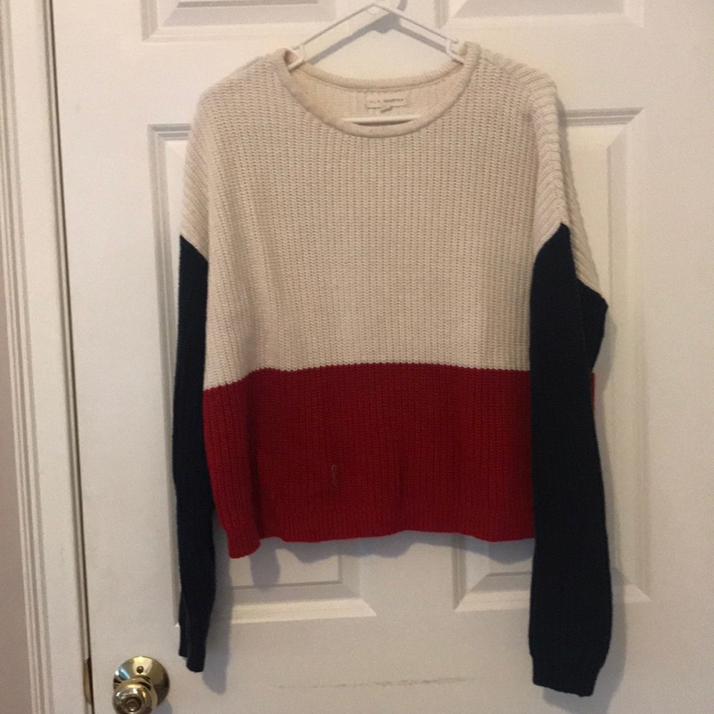 LA Hearts Color Block Sweater